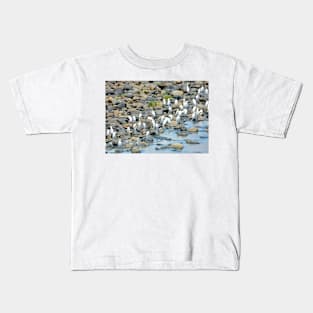 Duck at river side-Nature Kids T-Shirt